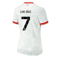 Camiseta Liverpool Luis Diaz #7 Tercera Equipación para mujer 2024-25 manga corta